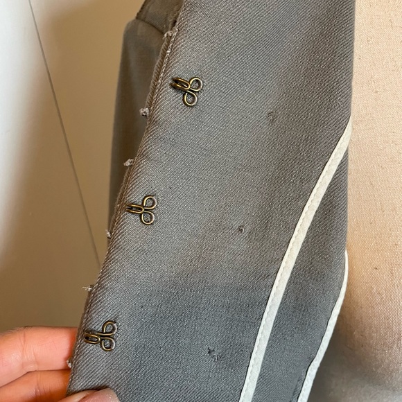 BANANA REPUBLIC Gray military jacket - Picture 3 of 11